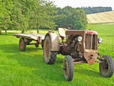Historischer Schlüter Traktor