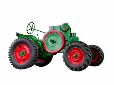 Historischer Lindner Traktor aus 1949